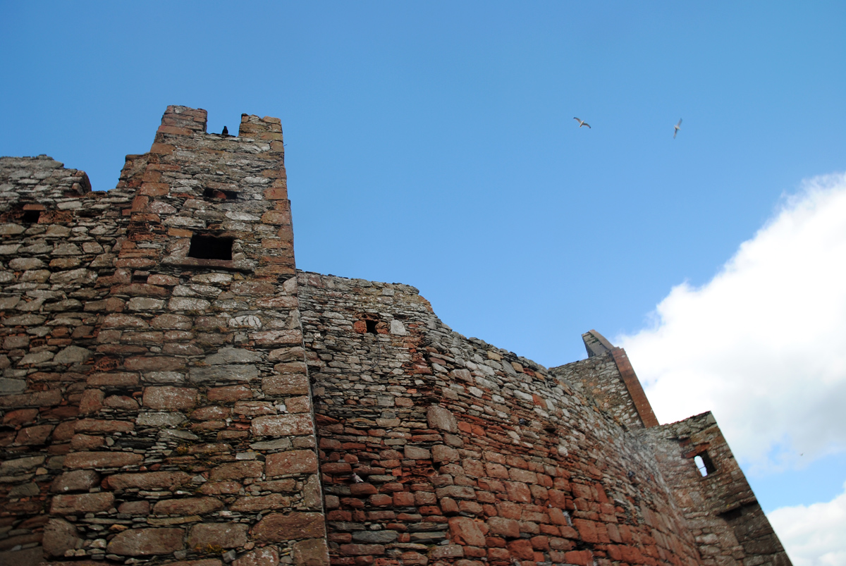 Peel城堡的城墙